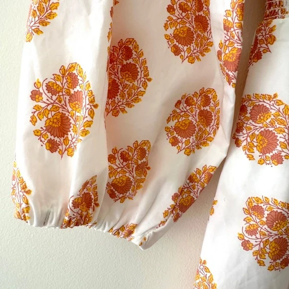 NWT J. Crew Smocked Waist Floral Block Print Mini Dress - XS - Picture 4 of 16